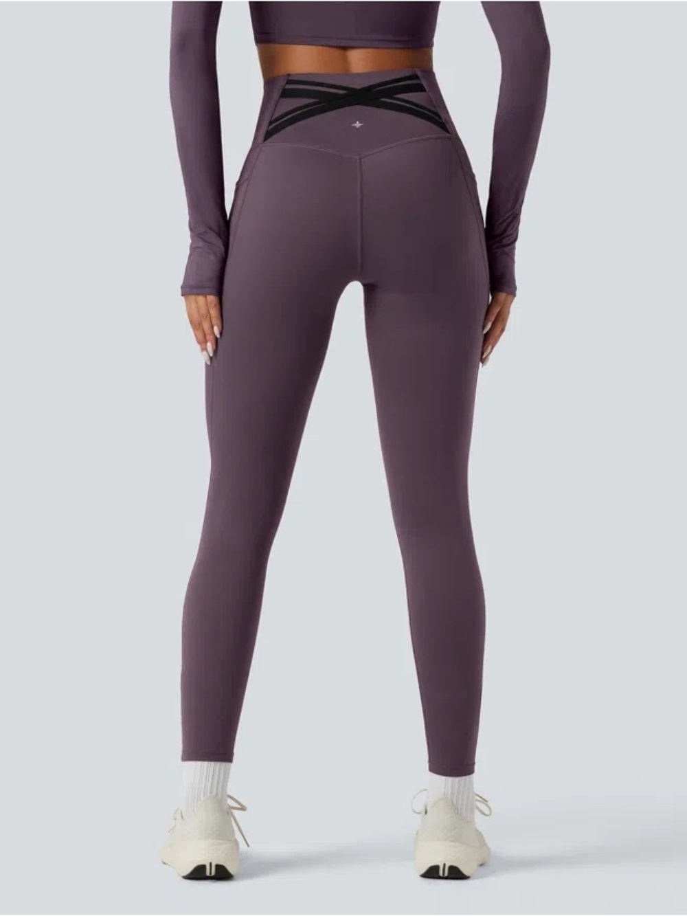 NEW Halara Ultrasculpt small Heat High Waisted Control Crossover leggings 7/8
